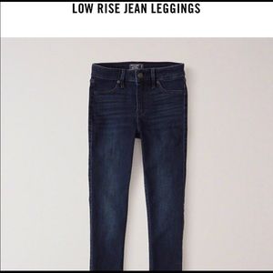 abercrombie and fitch harper low rise jean legging